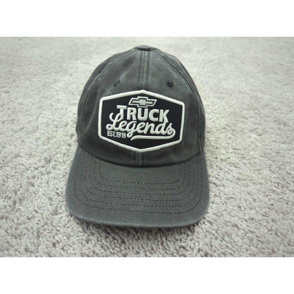 Chevrolet Baseball Cap Mens OSFA Gray Chevy Truck Legends‎ Adjustable